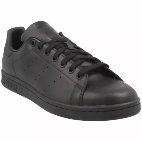 All black stan smith mens on sale