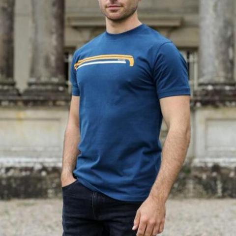 diesel navy t shirt