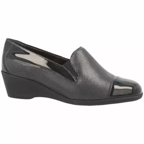 Dubarry Ladies Comfort Wedge Shoe in Black for Women