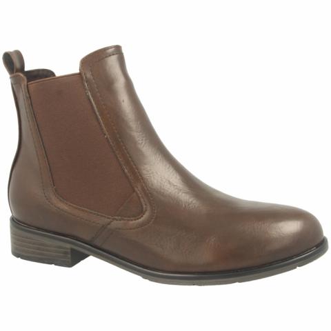 Marco Tozzi Ladies Chelsea Boot in Tan for Women