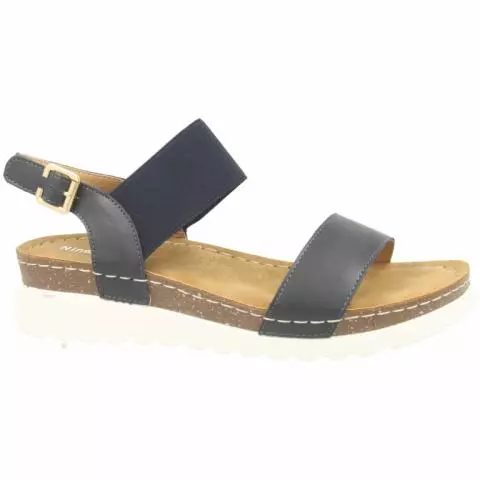 Nine 2 Five Ladies Strap Sandal in Navy for Women