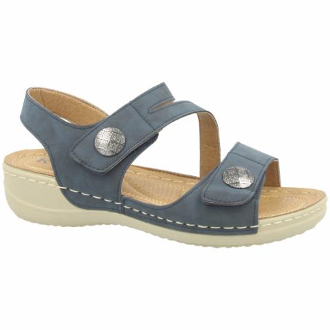 Navy comfort sandals best sale