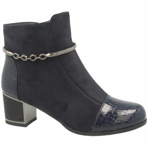 Navy ankle boots womens shop