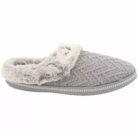Skechers cozy campfire deals slippers grey