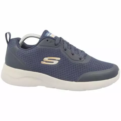 Navy and shop white skechers