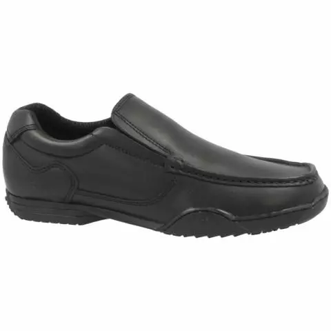 Wrangler Tiernan Boy's School Shoe in Black for Unisex-child