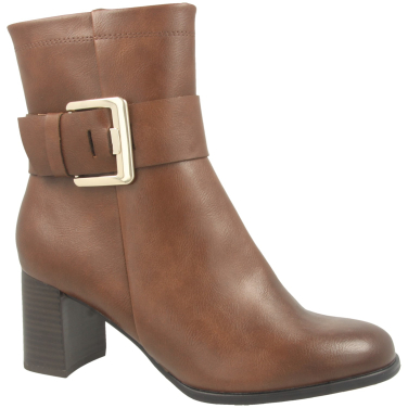 Ladies Block Heel Ankle Boot