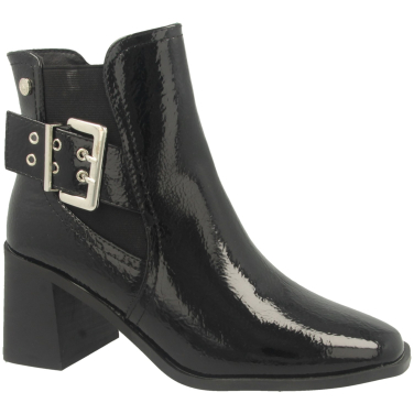 Ladies Block Heel Ankle Boot