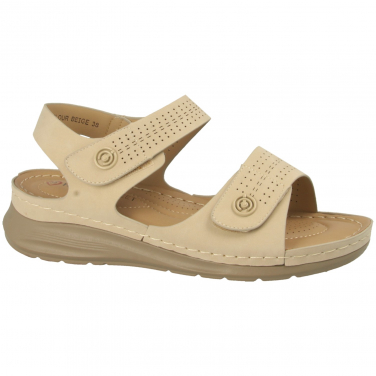 Ladies Velour Sandal