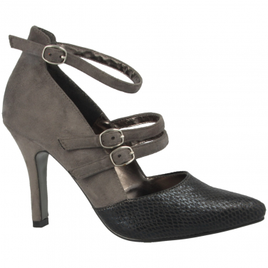 Decorative Point Strap Heel