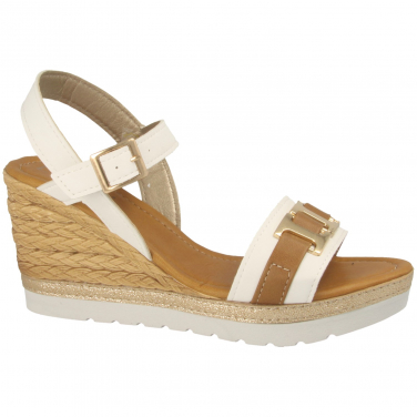 Carina Open-Toe Wedge Sandal