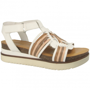 Leather Cairnes Open-Toe Sandal