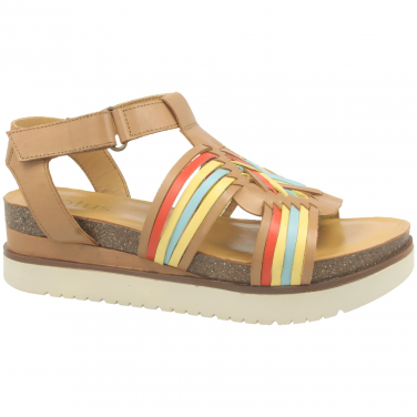 Leather Cairnes Open-Toe Sandal