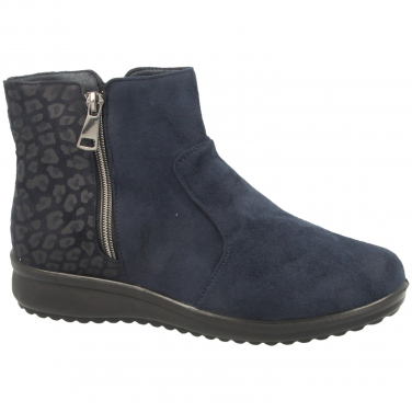 Ladies Low Wedge Ankle Boot