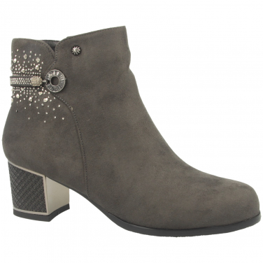 Ladies Block Heel Ankle Boot
