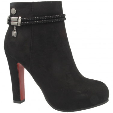 Ornamental Strap Ankle Boots