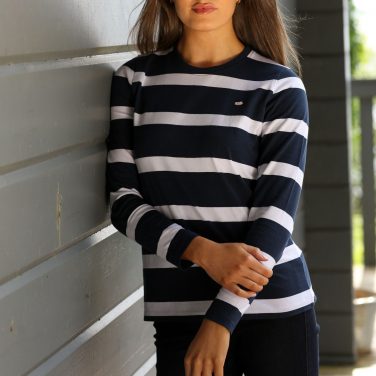 Mora Striped Long Sleeve Top