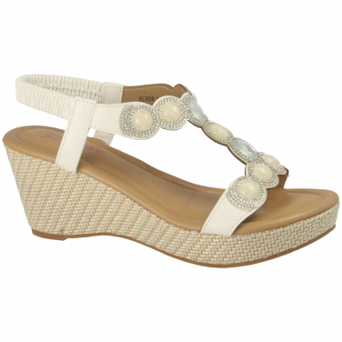 Ladies Alver Wedge Sandal