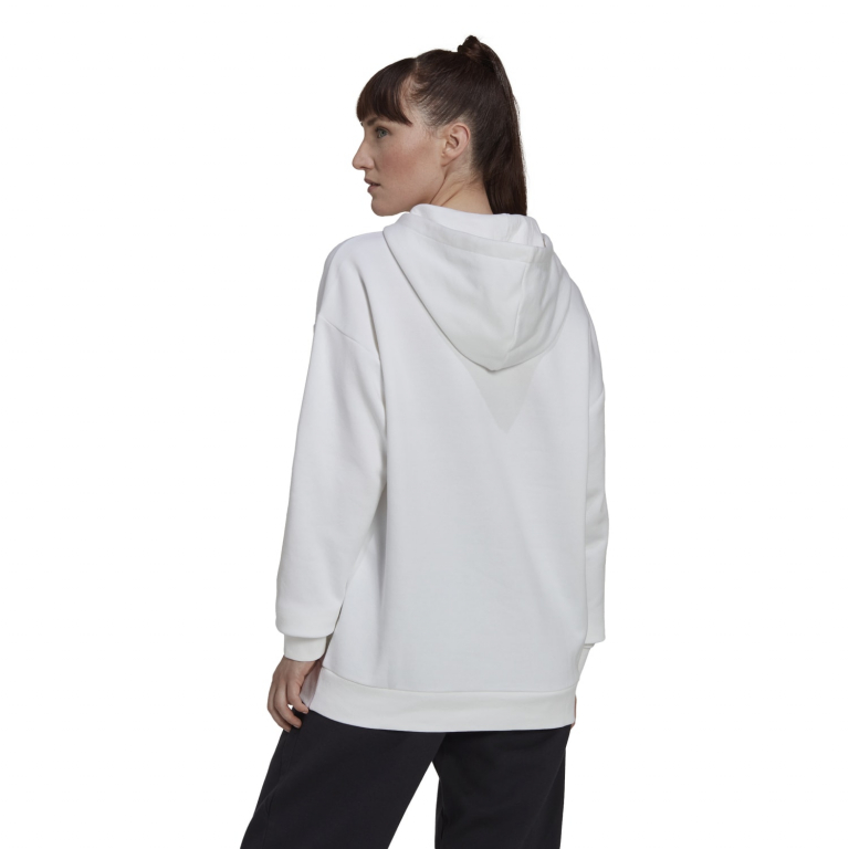 ADIDAS Performance Ladies Oversized Hoodie in White for Wome