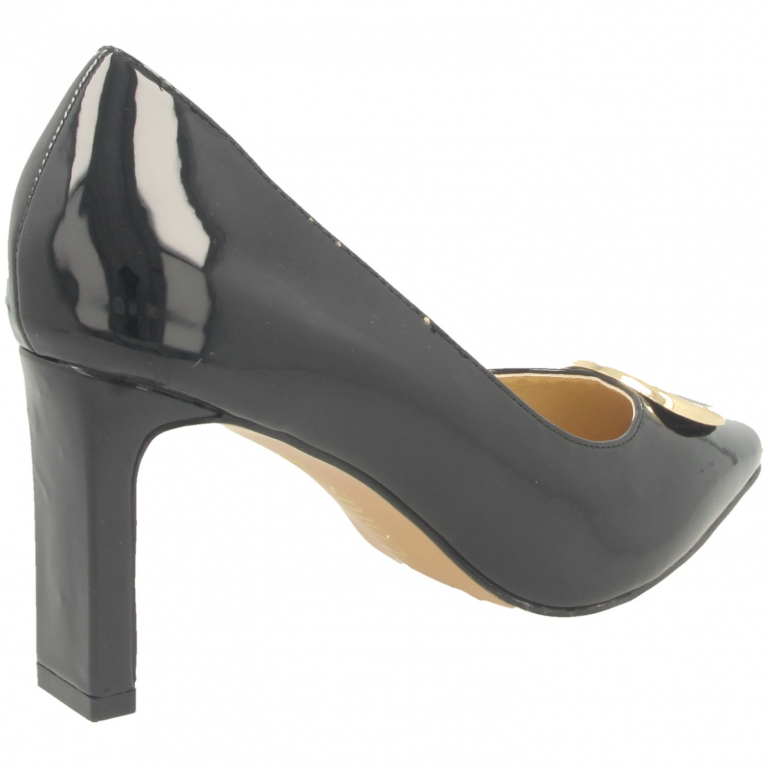 Lotus Davina Court Shoes in Black for Women