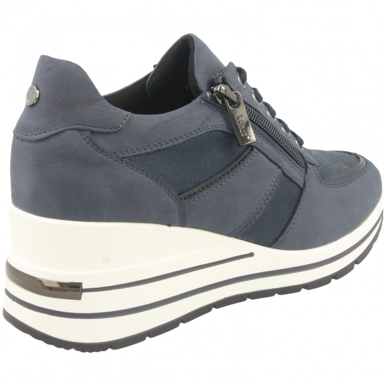 Lotus black wedge shoes deals