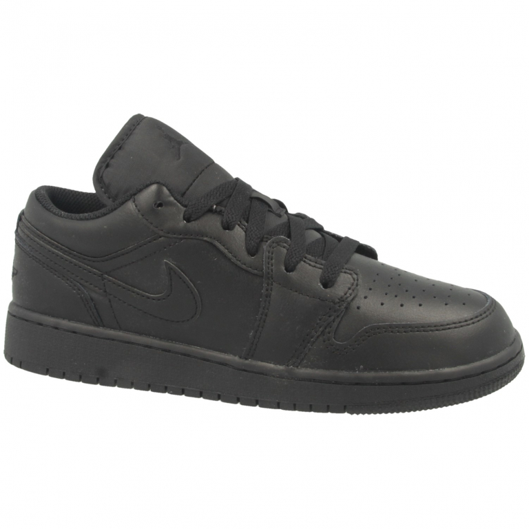 Nike Youth s Jordan 1 Low in Black for Unisex child