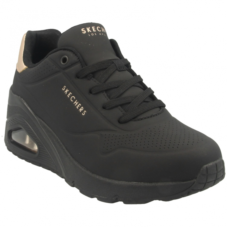 Sketchers black wedge hot sale