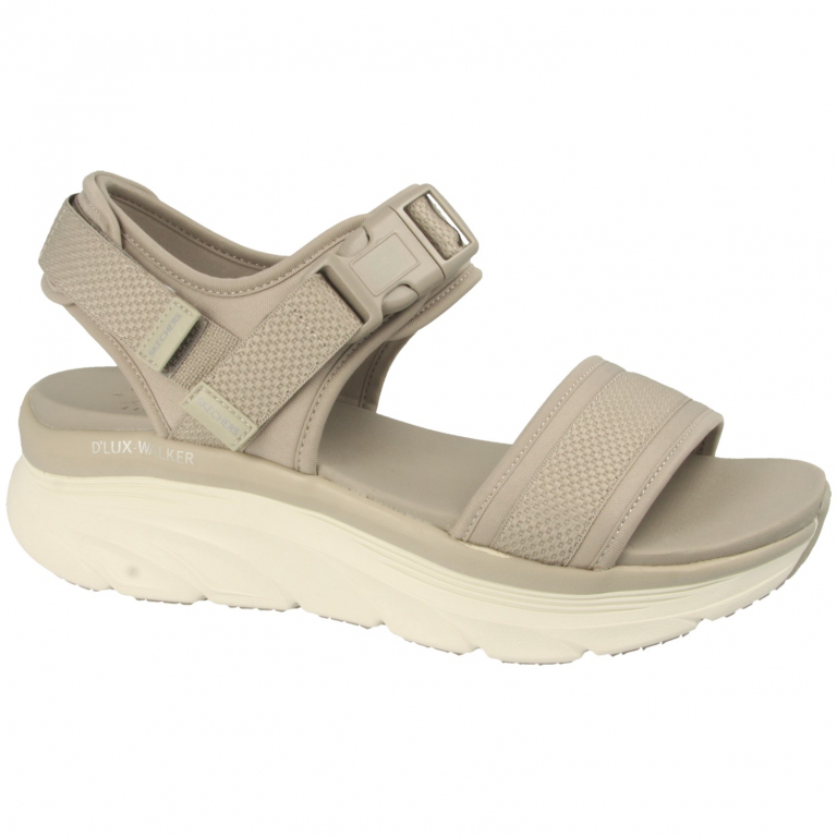 Ladies white skechers sandals deals
