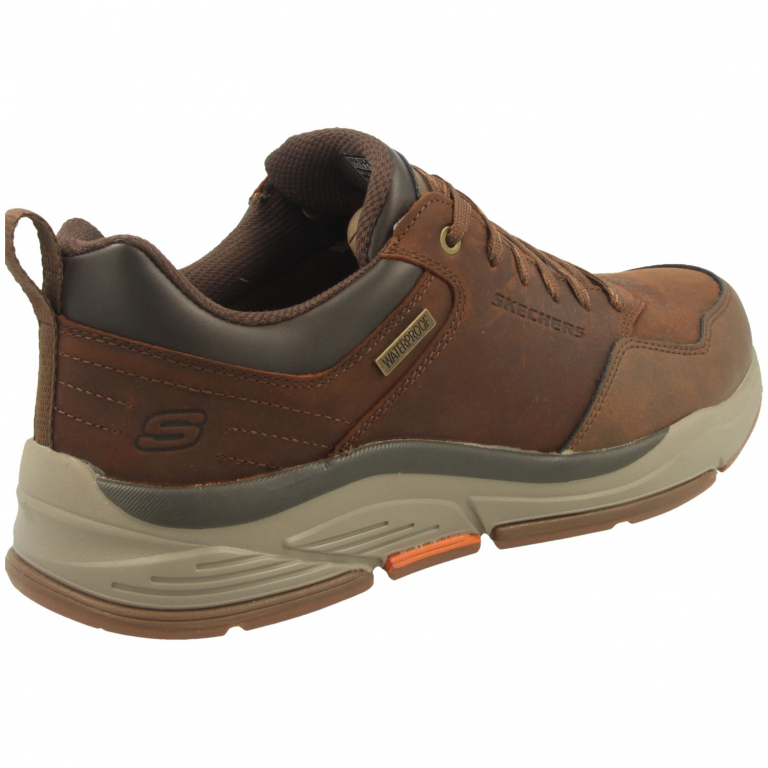 Skechers Mens Waterproof Shoe in Tan for Men