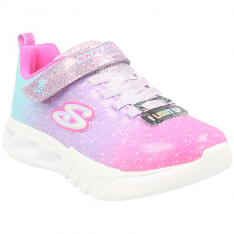 Skechers S Lights Flicker Flash in Pink for Unisex child