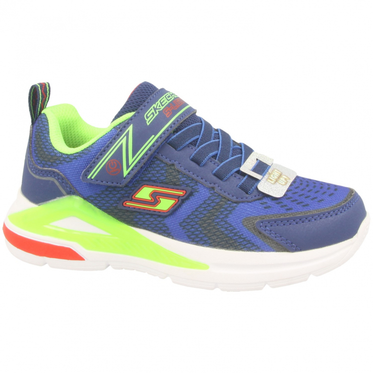 Skechers S Lights Tri Namics in Blue for Boys