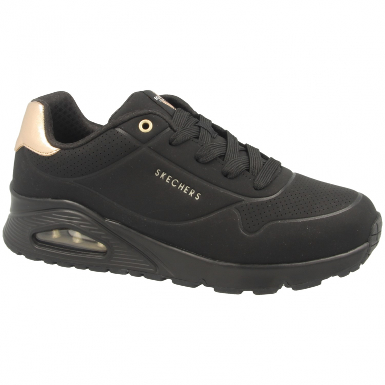 Skechers Uno Gen1 Shimmer Away in Black for Unisex child