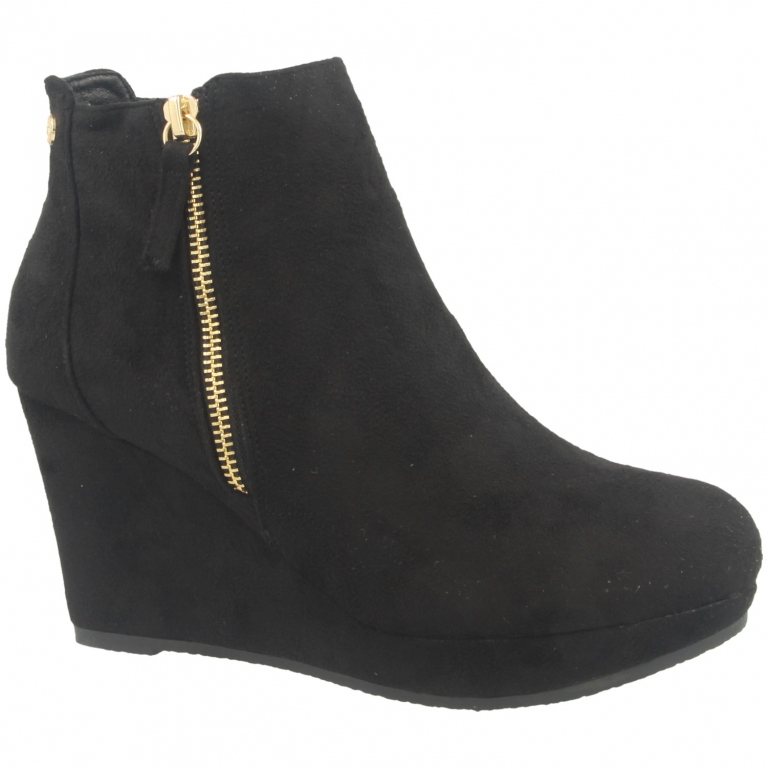 Black wedge boots ireland hotsell